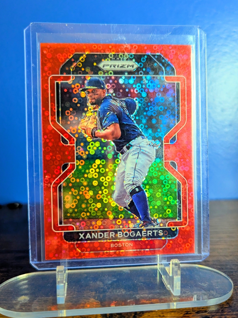 2022 Panini Prizm Red Disco Xander Bogaerts /99 #213